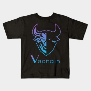 Vechain coin Crypto coin Crytopcurrency Kids T-Shirt